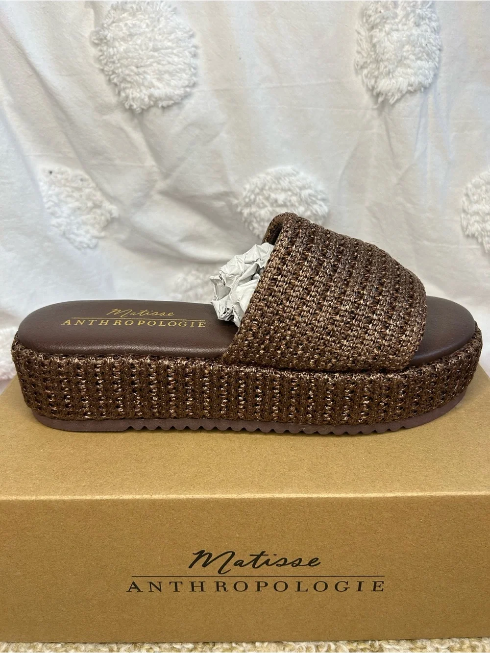Anthropologie Matisse Montego Platform Slides